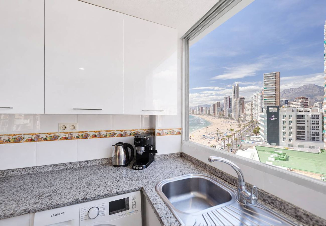 Apartment in Benidorm - Levante Sunset Front line apartment Almadraba (R020)