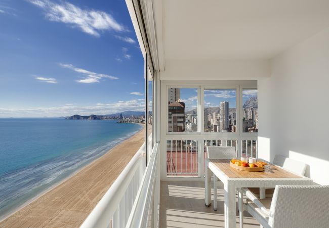 Apartment in Benidorm - Brilliant Panoramic Front line apartment Veracruz Levante (R099)