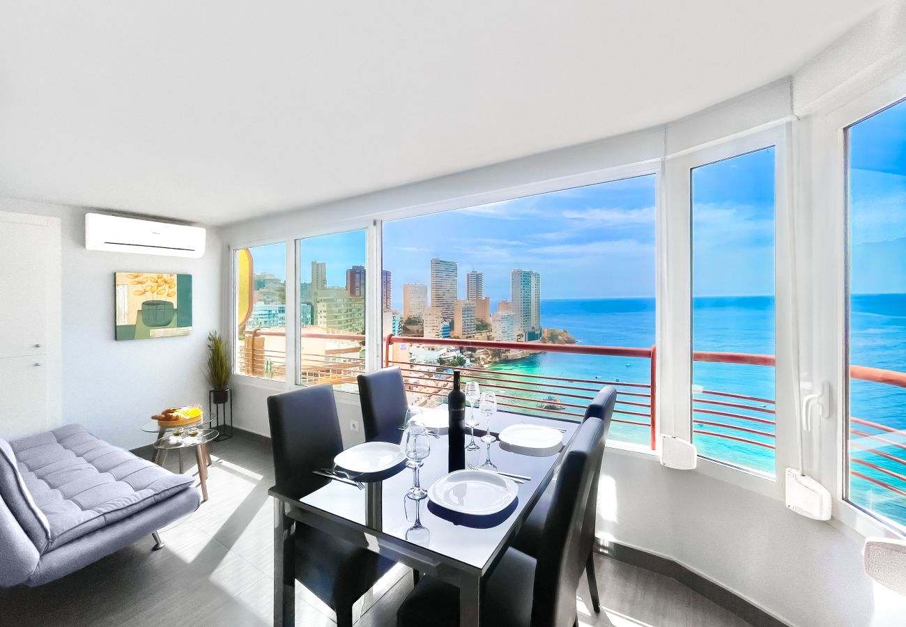 Apartment in Benidorm - Sky 21-floor Frontline Levante Coblanca Apartment (N156)