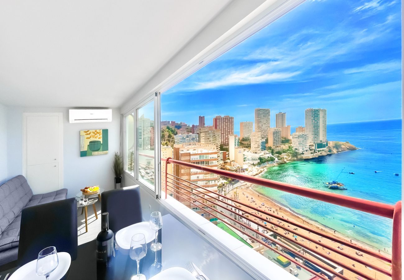 Apartment in Benidorm - Sky 21-floor Frontline Levante Coblanca Apartment (N156)