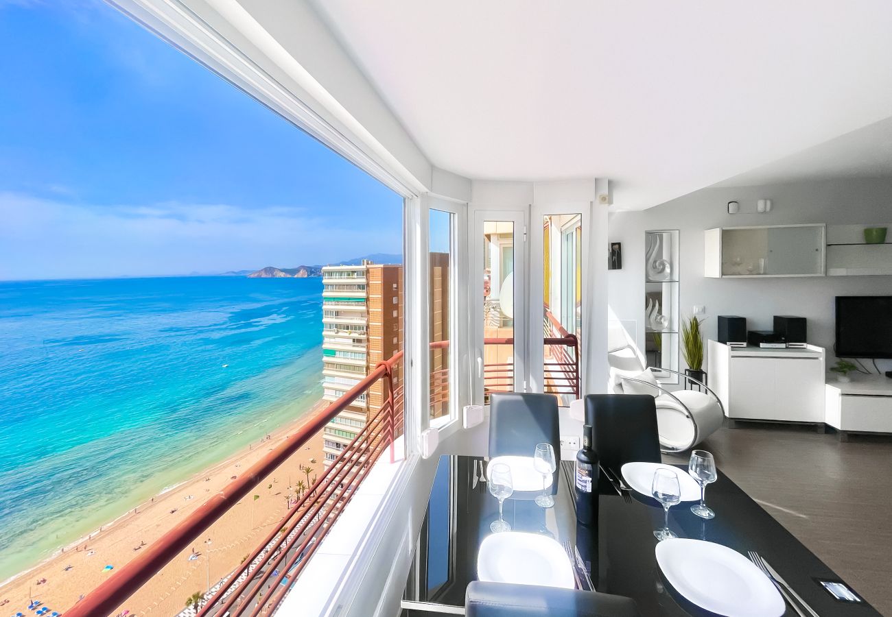 Apartment in Benidorm - Sky 21-floor Frontline Levante Coblanca Apartment (N156)